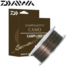 Леска монофильная Daiwa Infinity Brown Camo размотка 1200м камуфляжно-коричневая